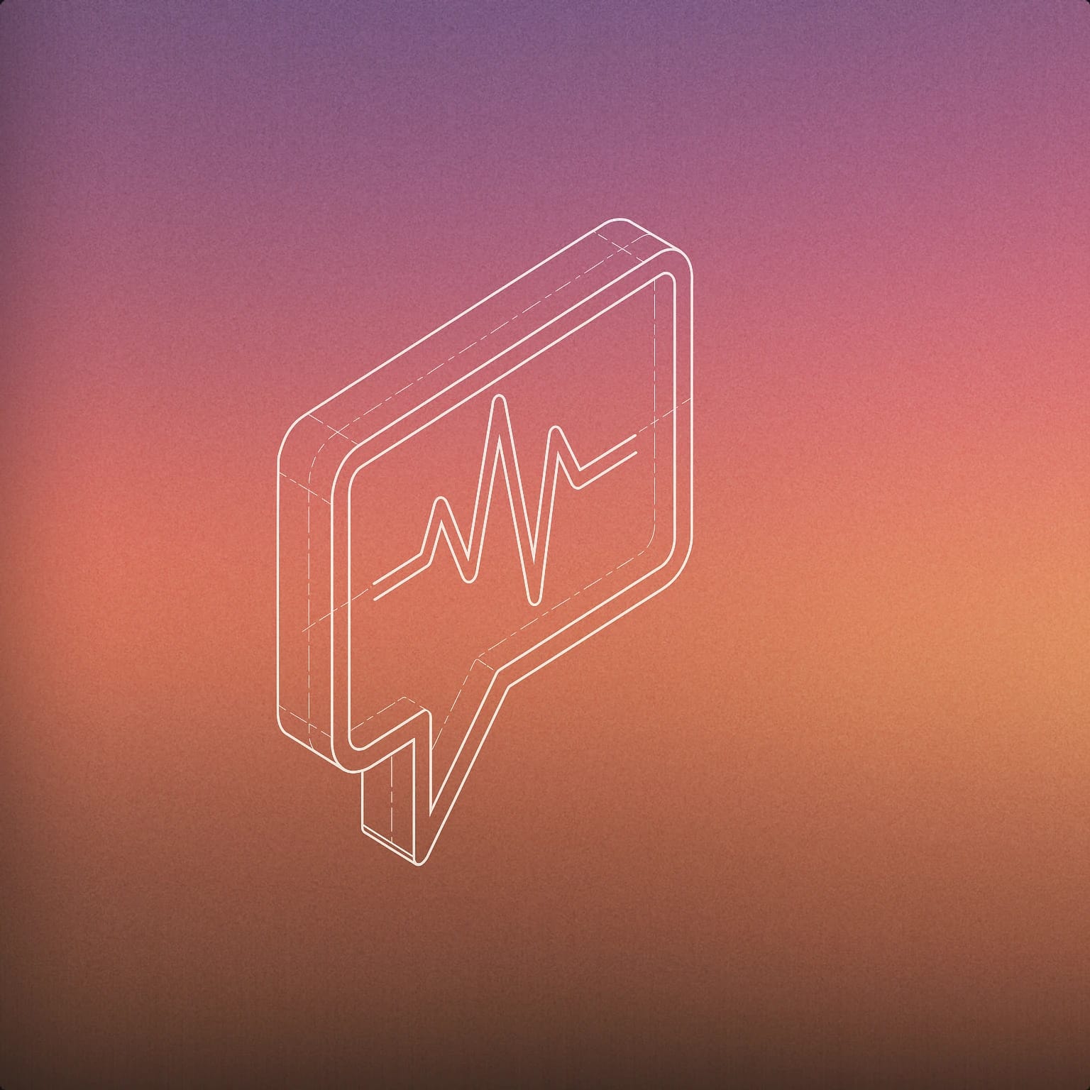 Cover of a stylized speech bubble with a waveform inside it for Conversational AI voice library